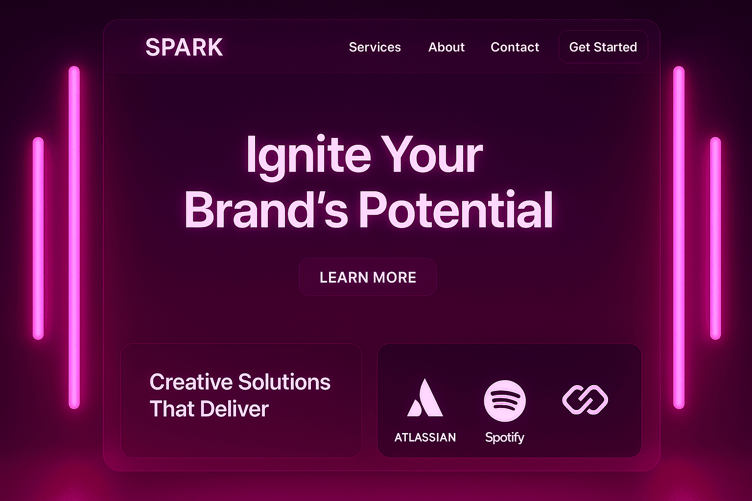 Strategy Consulting website screenshot